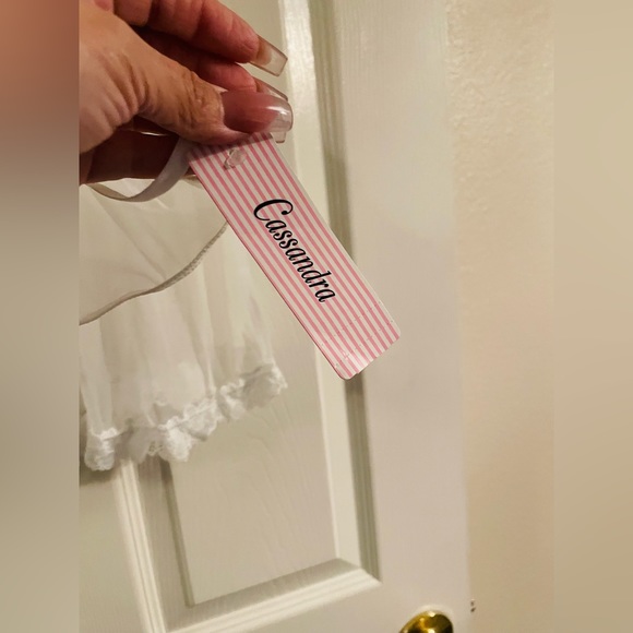 Babydoll lingerie by Cassandra size M 2 piece set - Picture 11 of 12